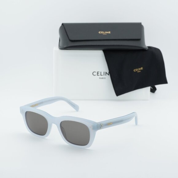 Celine CL40232I 20A Rectangle Sunglasses - Glossy Grey/Grey main image 7